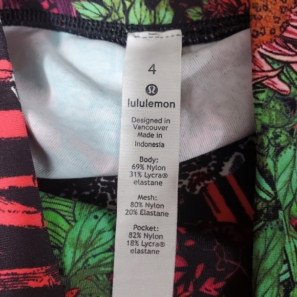 LULULEMON 4 Zen Garden Wunder Under Hi Rise Tights Mesh 28 - Picture 12 of 13